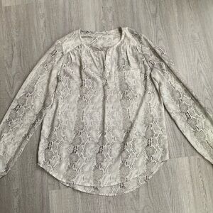 Snake Print Blouse